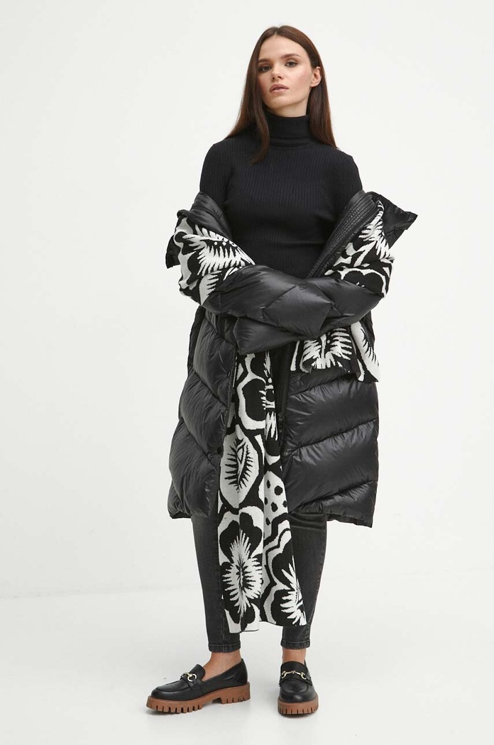 Sweter damski prążkowany kolor czarny RW23.SWD072 czarny RW23