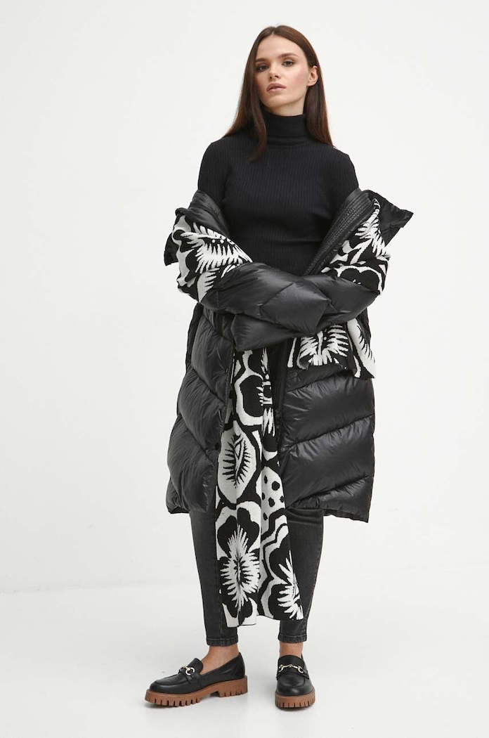 Sweter damski prążkowany kolor czarny RW23.SWD072 czarny RW23