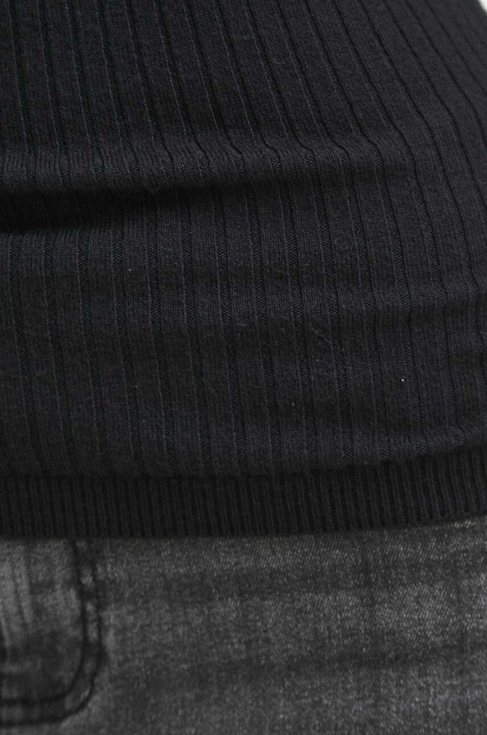 Sweter damski prążkowany kolor czarny RW23.SWD072 czarny