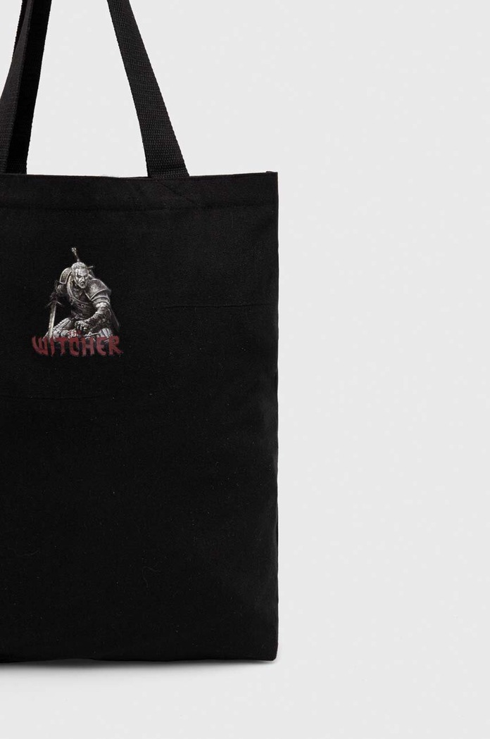 Akcesoria Torba bawełniana z kolekcji The Witcher x Medicine kolor czarny RW23.TCM950 czarny