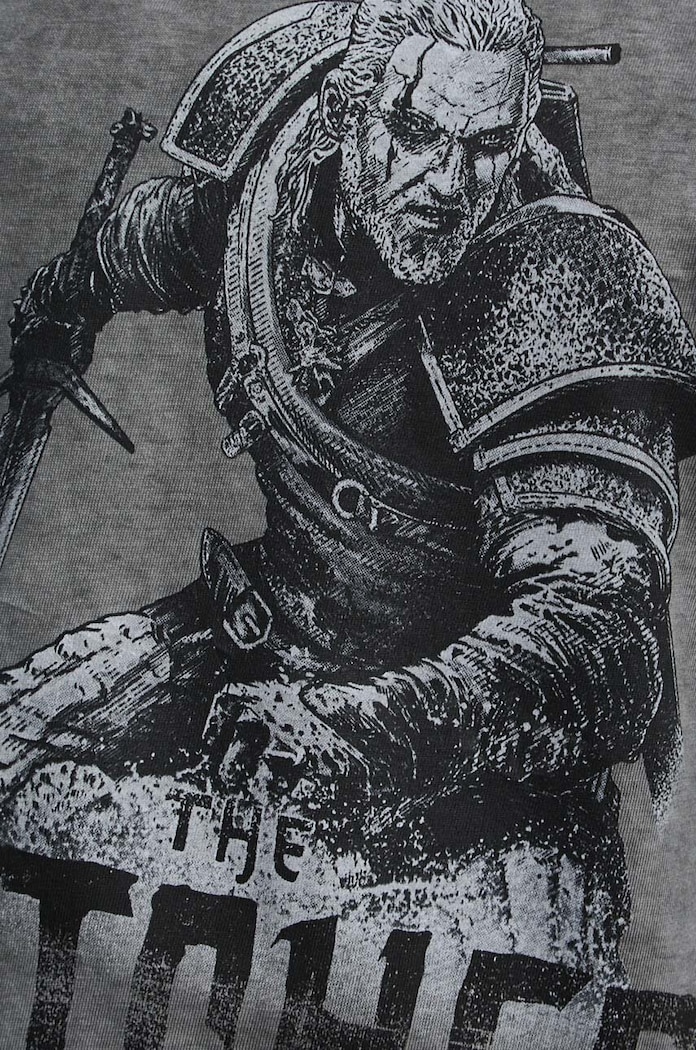 Bavlnené tričko dámske z kolekcie The Witcher x Medicine šedá farba RW23.TSD962 sivá