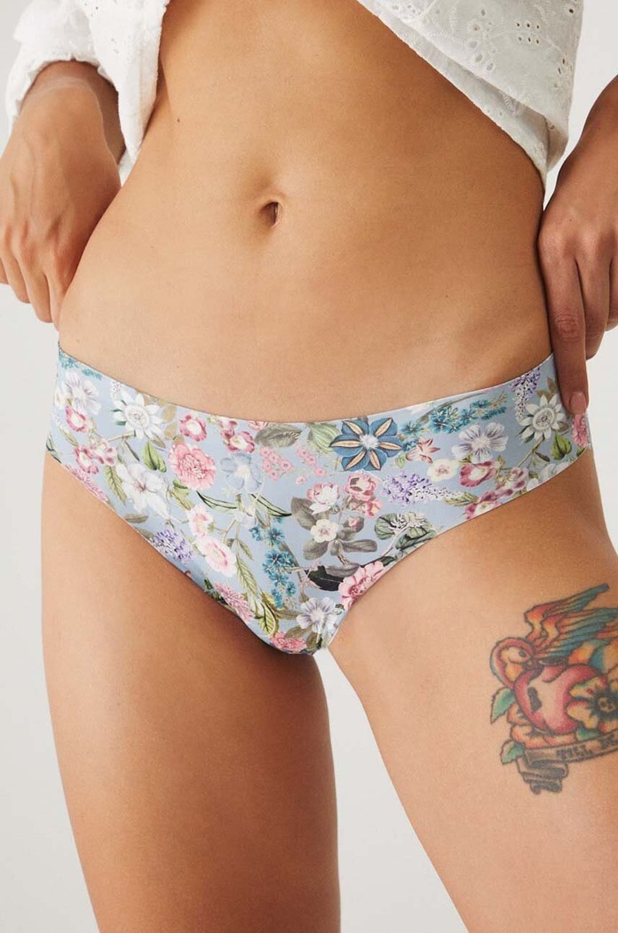 Figi damskie hipsters w kwiaty (2-pack) kolor multicolor multicolor RW24.BID300