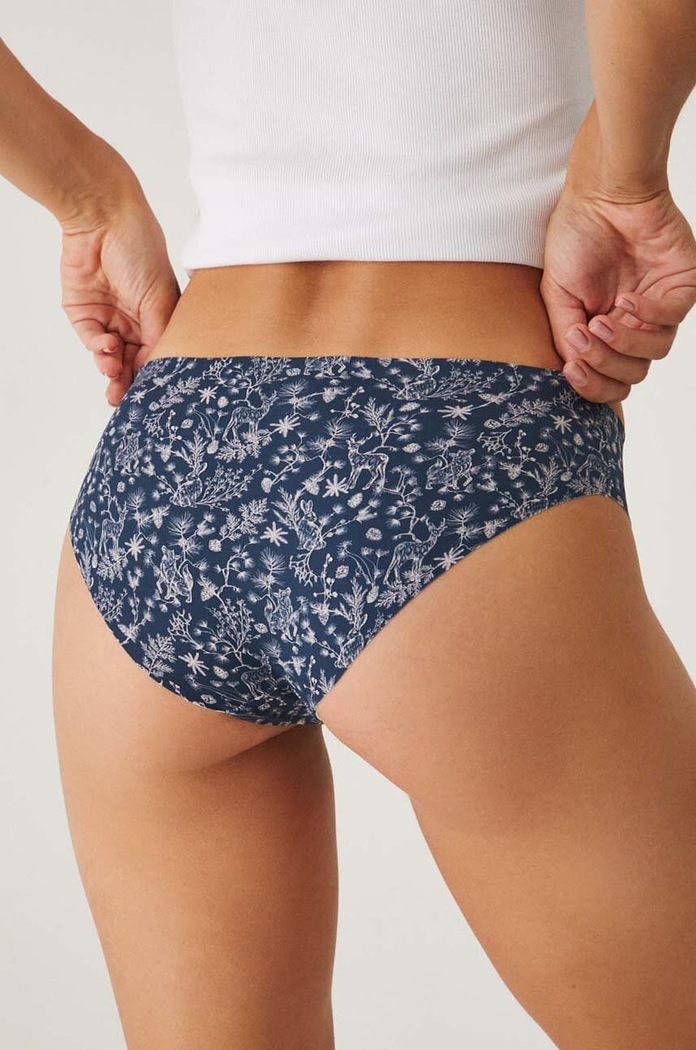Figi damskie z motywem roślinnym i zwierzęcym (3-pack) kolor multicolor multicolor RW24-BID309
