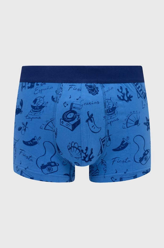 Bokserki bawełniane męskie z kolekcji Magia Miejsc (2-pack) kolor multicolor RW24-BIM150 multicolor RW24