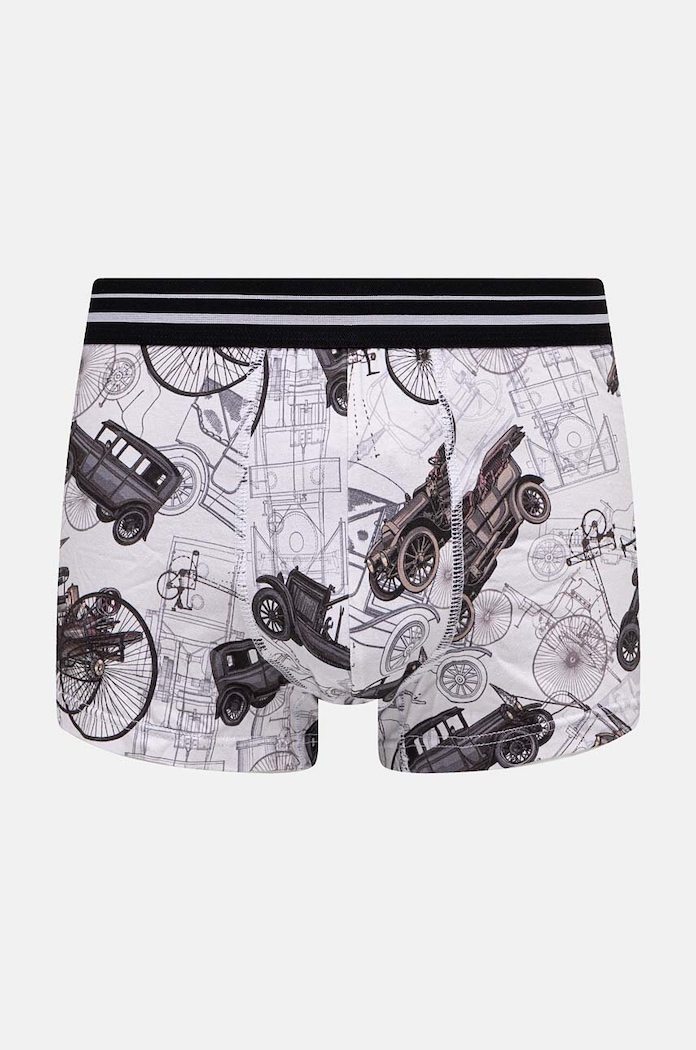 Odzież Bokserki bawełniane z domieszką elastanu z kolekcji Science (2-pack) kolor multicolor RW24-BIM350 multicolor