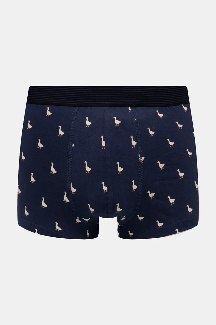 Bavlnené boxerky s prímesou elastanu a s motívom husí (2-pack) viac farieb RW24-BIM909 viacfarebná RW24