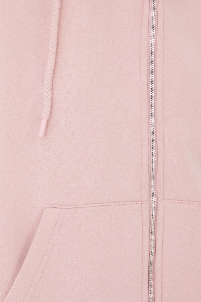 Bluza rozpinana z kapturem damska RW24-BLD020 różowy