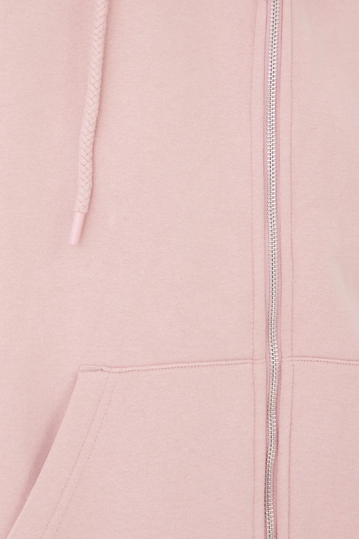 Bluza rozpinana z kapturem damska RW24-BLD020 różowy