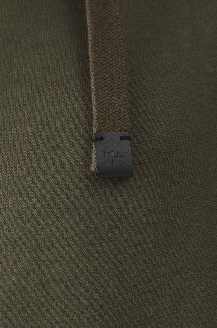 Bluza męska z kapturem gładka kolor zielony RW24-BLM060 zielony