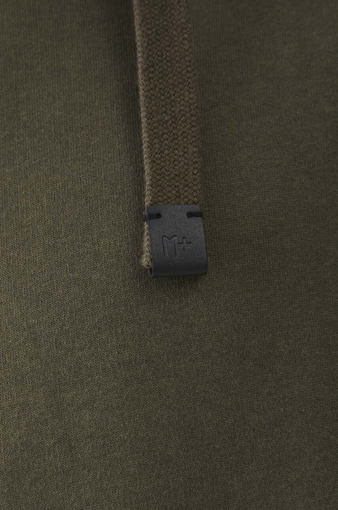 Bluza męska z kapturem gładka kolor zielony RW24-BLM060 zielony