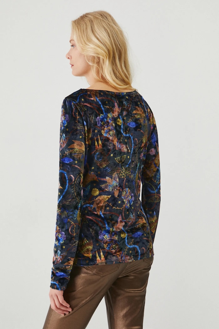 Longsleeve damski z kolekcji Karolina Matyjaszkowicz x Medicine kolor czarny czarny RW24-BUDB51