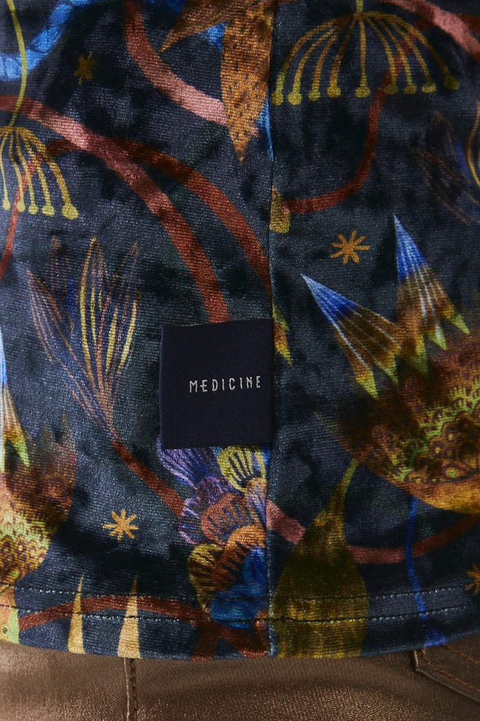 Longsleeve damski z kolekcji Karolina Matyjaszkowicz x Medicine kolor czarny RW24-BUDB51