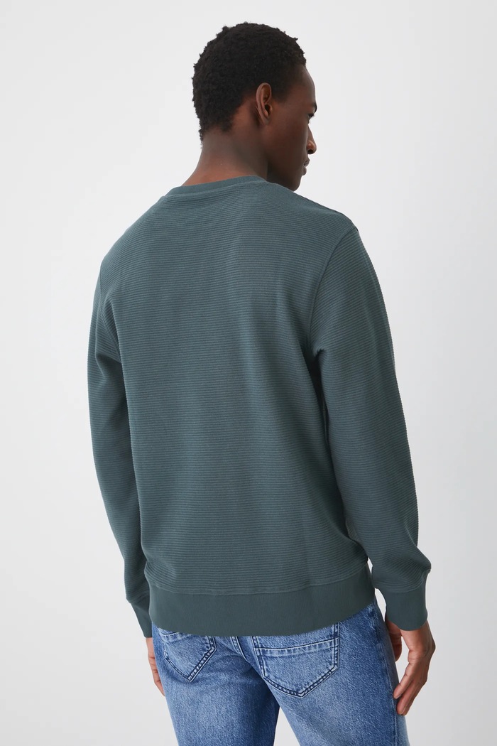 Odzież Longsleeve męski prążkowany RW24-BUM061 zielony