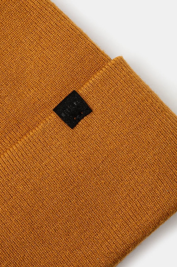 Czapka męska beanie z wiskozą kolor żółty RW24-CAM061 żółty RW24