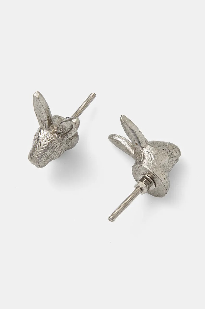 Salon Uchwyt do mebli z motywem zwierzęcym (2-pack) kolor srebrny RW24.DEU706 srebrny