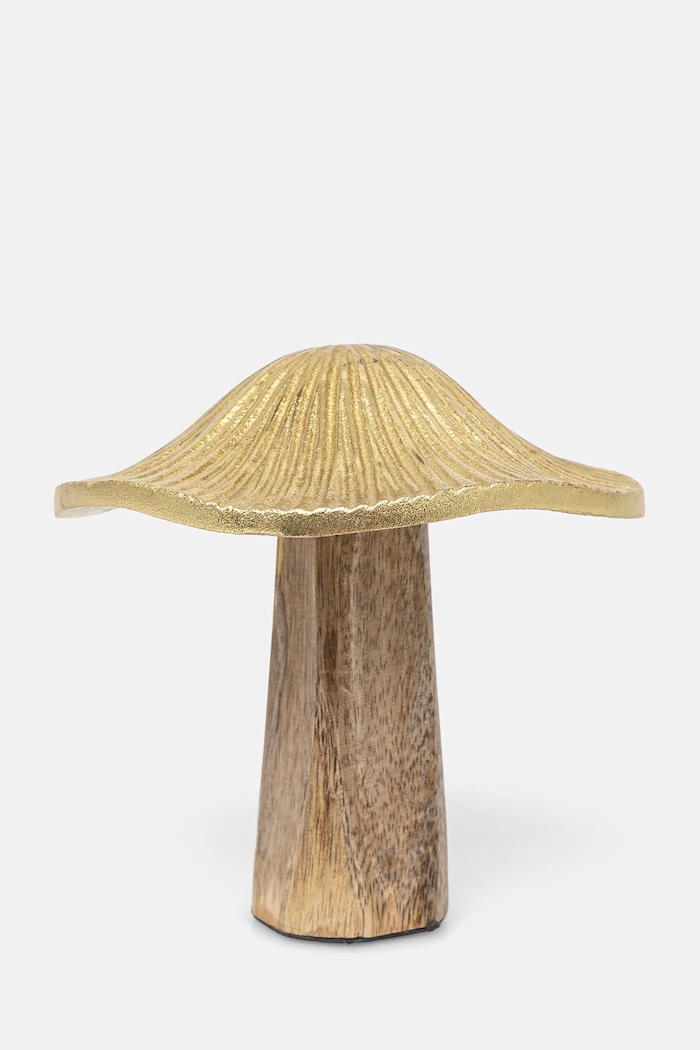 Dekoracja stojąca - grzyb 11 cm kolor złoty złoty RW24-DEUA45