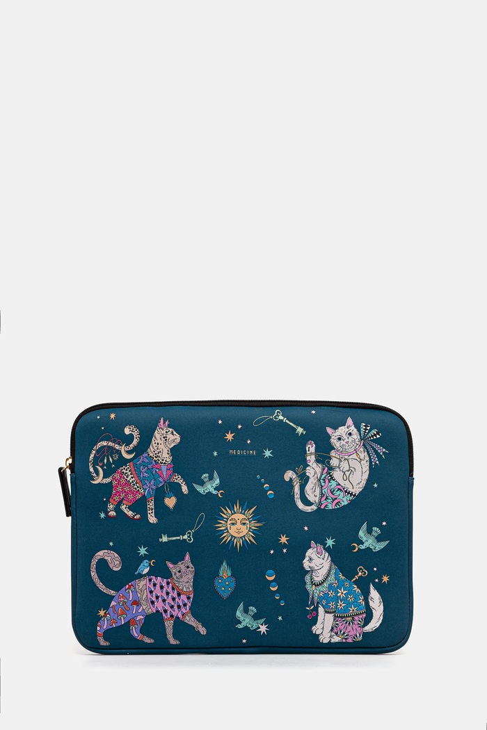 Pokrowiec na laptopa w koty kolor multicolor na laptopa multicolor RW24-ITU902