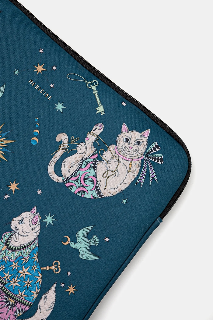 Pokrowiec na laptopa w koty kolor multicolor multicolor RW24-ITU902