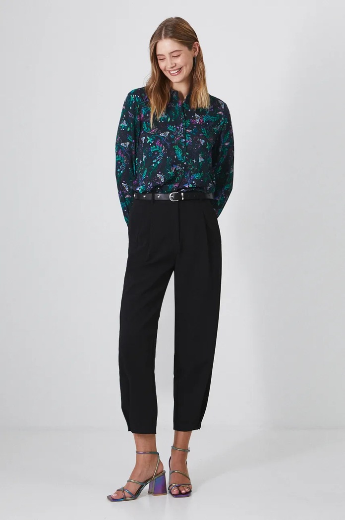 Koszula damska regular wzorzysta kolor multicolor RW24-KDD090 multicolor RW24