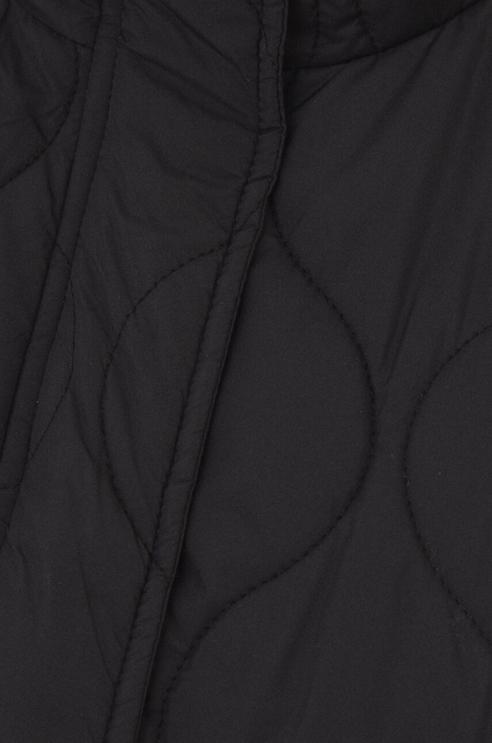 Kamizelka damska pikowana kolor czarny RW24-KMD300