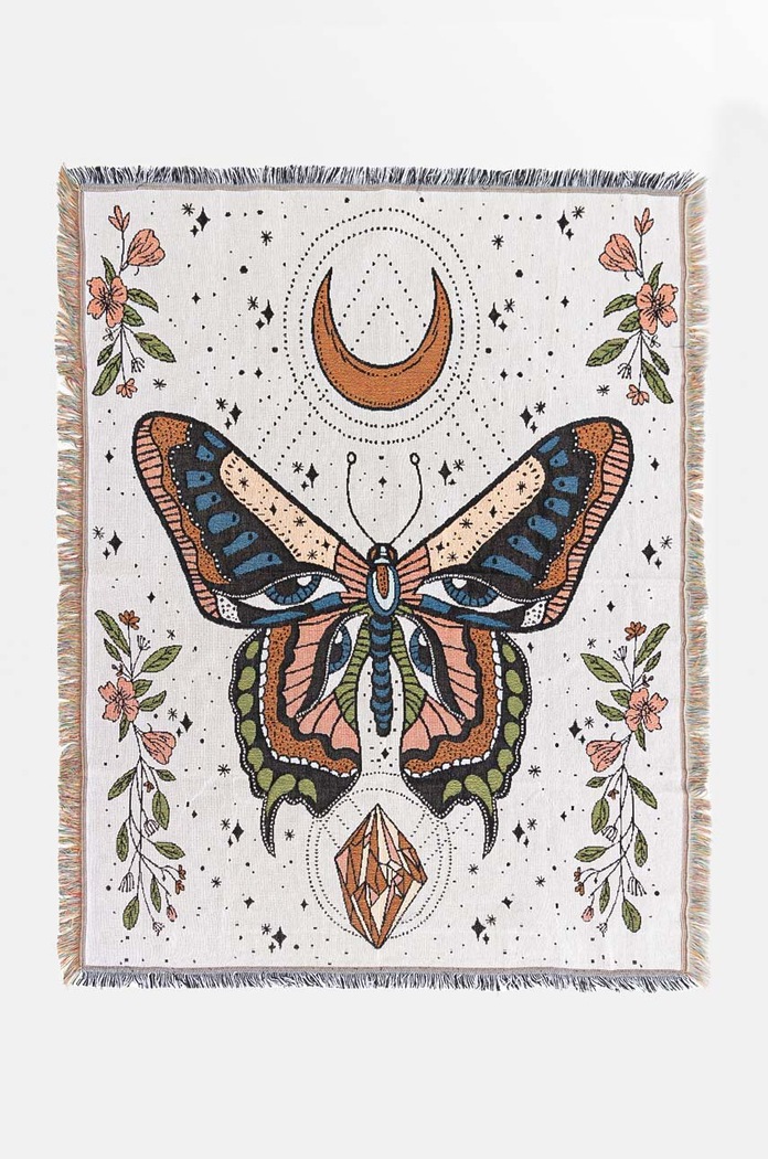 Žakárová deka se vzorem, 160 x 130 cm vícebarevná RW24.KOU402