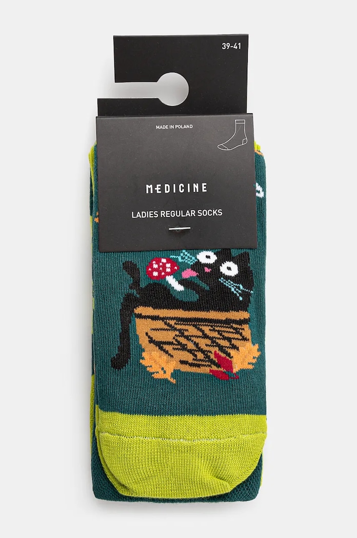 Oblečení Bavlněné ponožky dámské s podzimním motivem (2-pack) více barev RW24.LGD505 vícebarevná