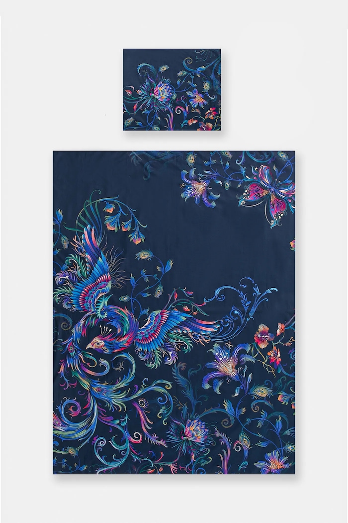 Komplet pościeli bawełnianej wzorzystej 150 x 200 cm kolor multicolor multicolor RW24-PCU604