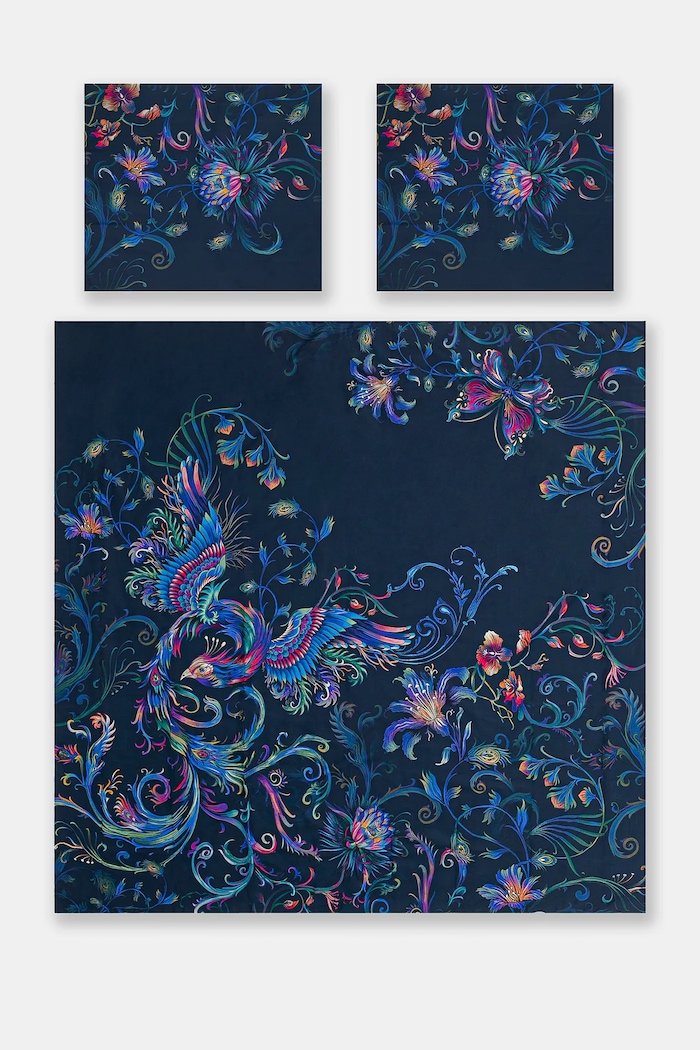 Komplet pościeli bawełnianej wzorzystej 200 x 200 cm kolor multicolor multicolor RW24-PCU605