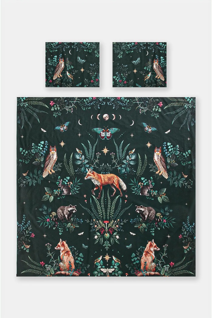 Sada bavlněných povlečení se vzorem, 200 x 200 cm více barev vícebarevná RW24-PCU701