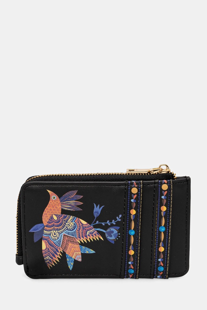Akcesoria Etui na karty damskie z kolekcji Karolina Matyjaszkowicz x Medicine kolor multicolor RW24-PFDB51 multicolor