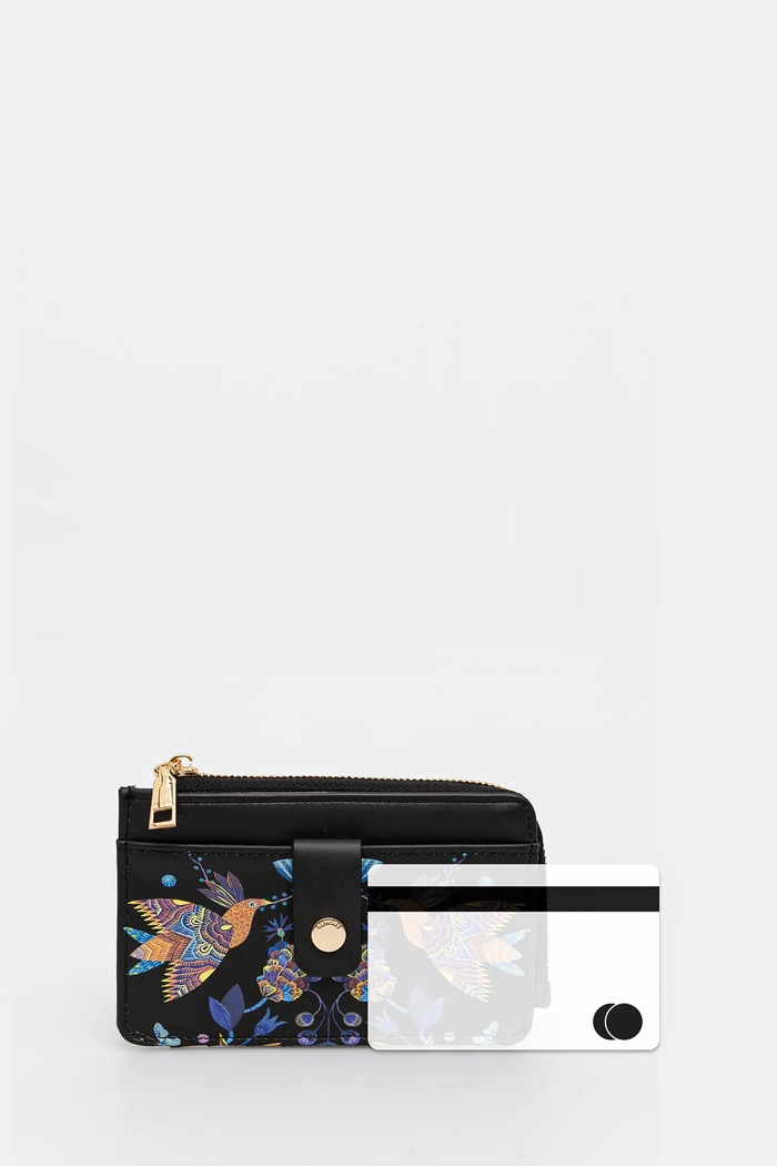 Etui na karty damskie z kolekcji Karolina Matyjaszkowicz x Medicine kolor multicolor RW24-PFDB51