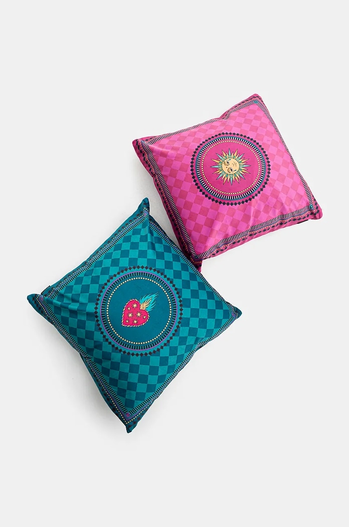 Poszewka dekoracyjna na poduszkę z nadrukiem psa (2-pack) kolor multicolor RW24-PSU902 multicolor RW24