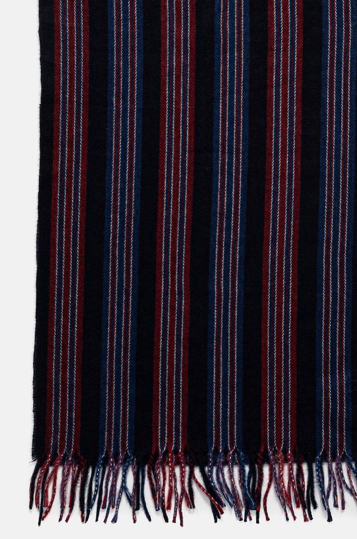 Akcesoria Szal męski w pasy z wiskozą kolor multicolor RW24-SAM602 multicolor