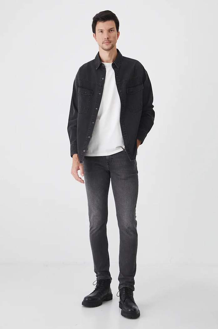 Abbigliamento Medicine jeans RW24-SJM012 grigio