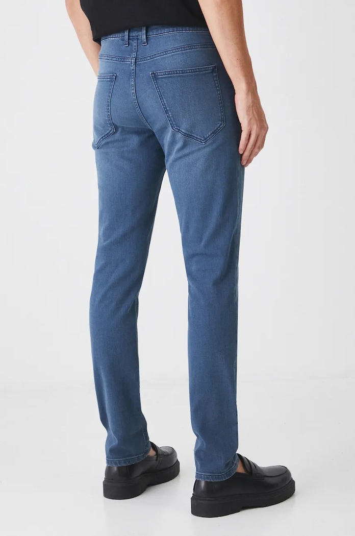 Oblečenie Rifle pánske slim s praným efektom RW24-SJM701 modrá