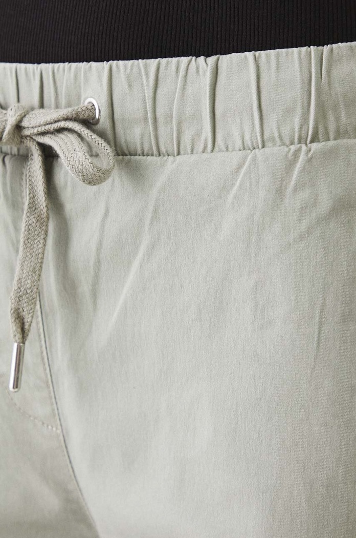 Medicine spodnie chinos damskie bawełniane z elastanem zielony RW24-SPD011