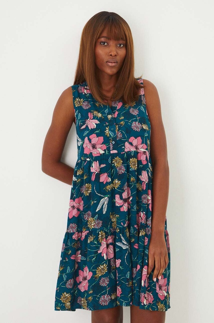 Sukienka damska mini wzorzysta kolor multicolor RW24.SUD010 multicolor RW24