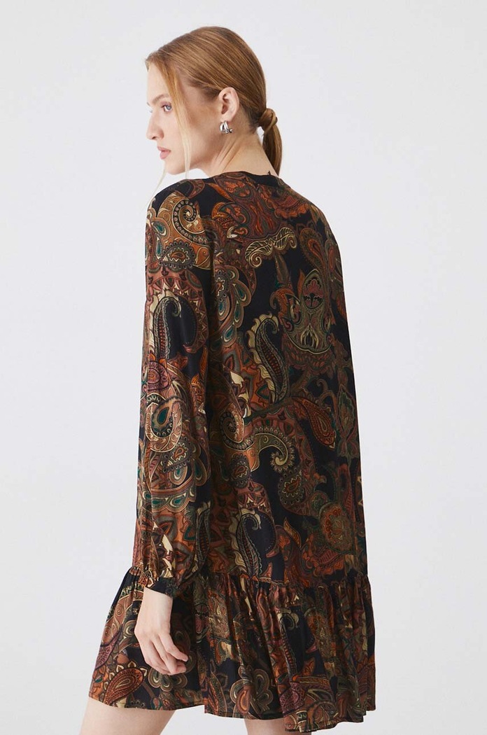 Oblečení Šaty oversized, se vzorem více barev RW24-SUD051 vícebarevná