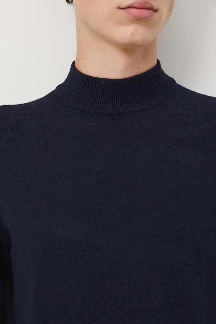 Sweter męski melanżowy kolor granatowy RW24-SWM052