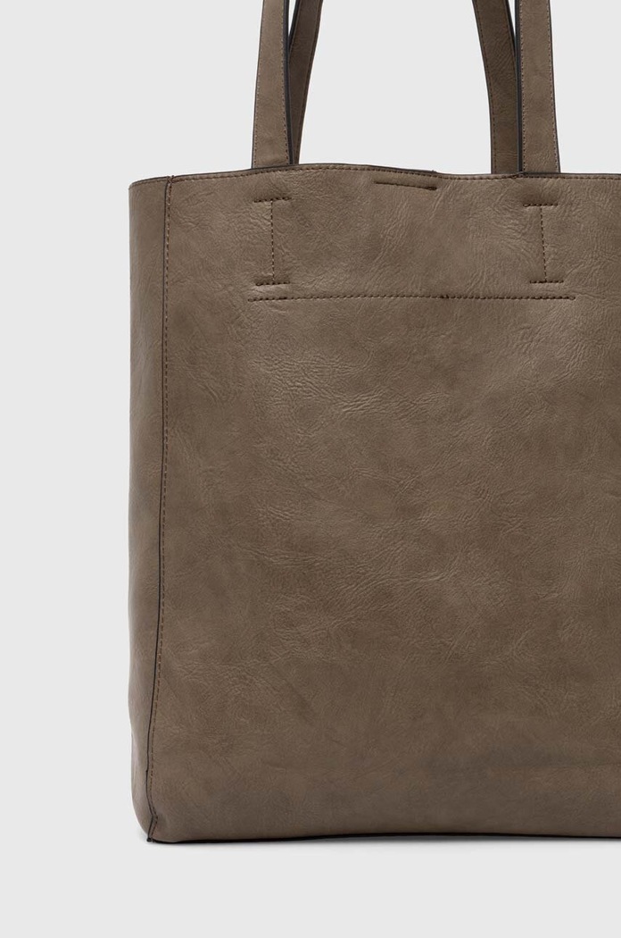 Doplňky Kabelka dámská shopper z eko-kůže zelená barva RW24-TOD102 zelená