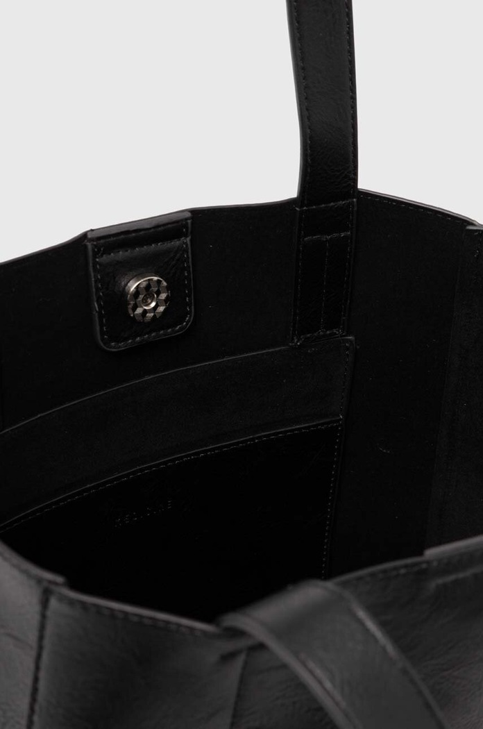 Kabelka dámská shopper z eko-kůže černá barva RW24-TOD102 černá