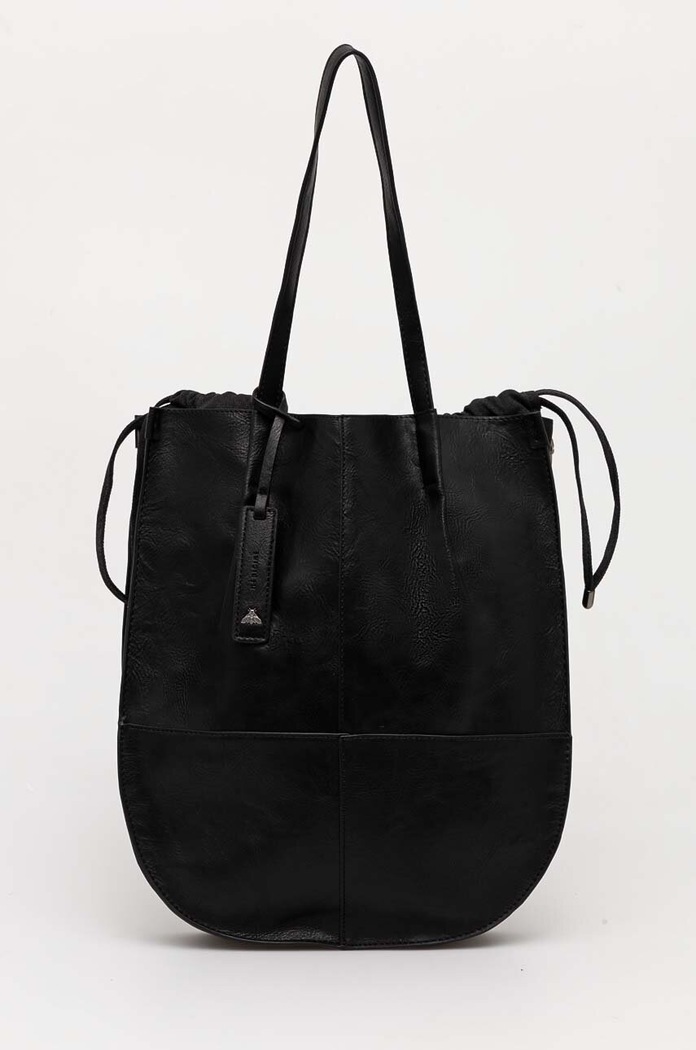 Kabelka dámská z ekokůže černá barva bez popruhu černá RW24-TOD314