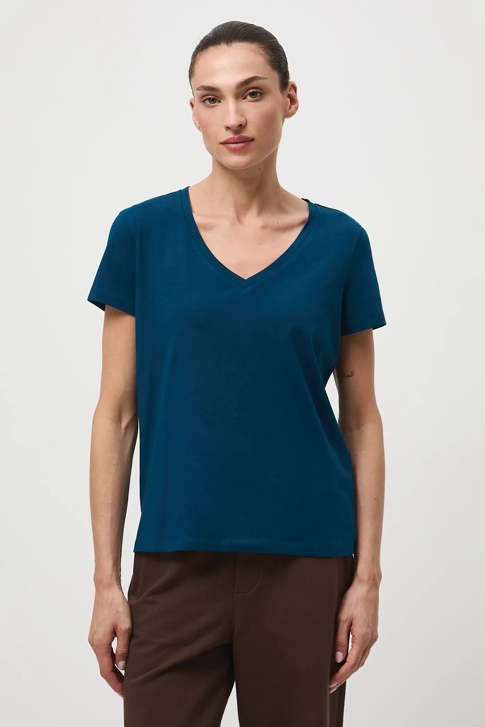 Medicine t-shirt semplice turchese RW24-TSD043