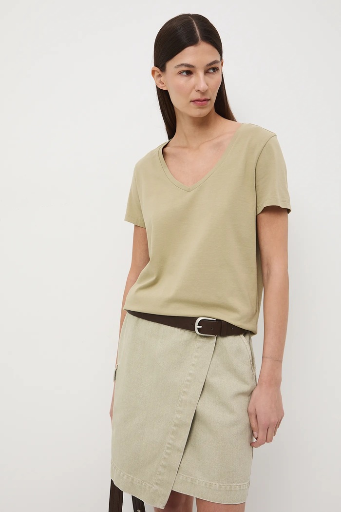 Medicine t-shirt z elastanem zielony RW24-TSD043