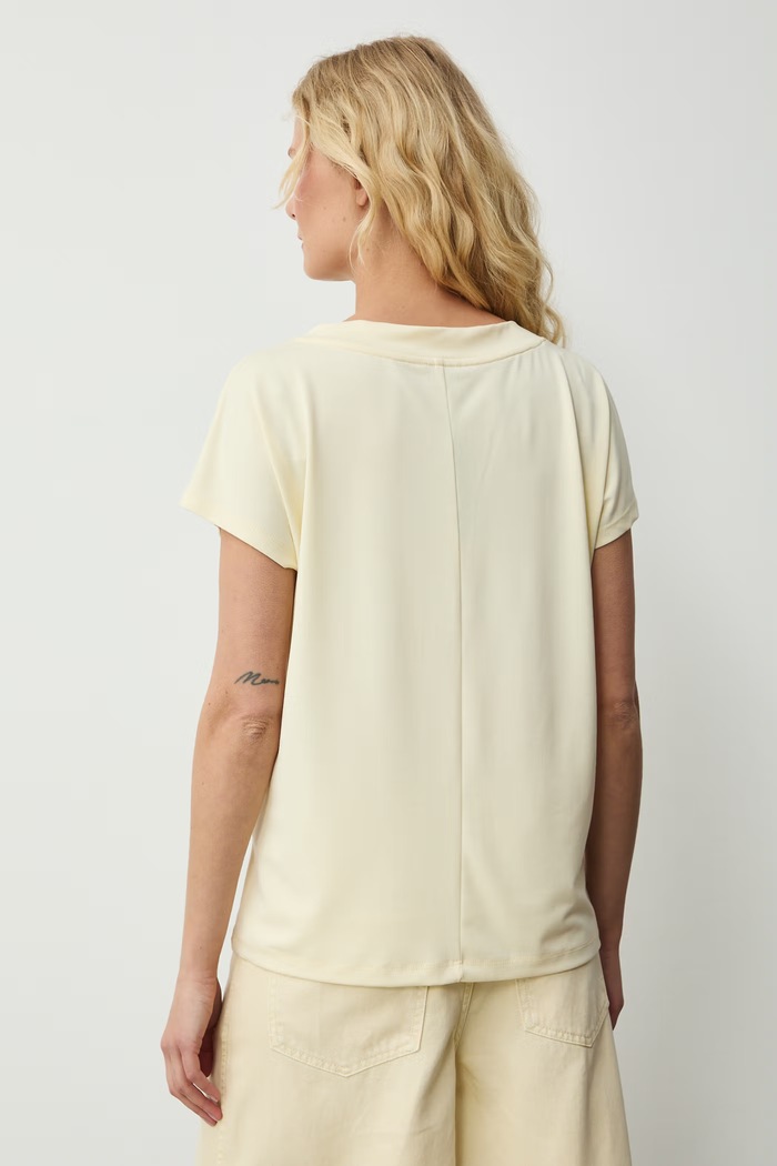 Odzież Medicine t-shirt basic damski z modalem RW24-TSD404 żółty