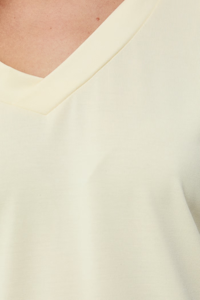 Medicine t-shirt basic damski z modalem RW24-TSD404 żółty