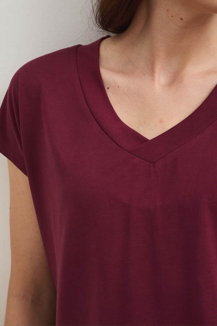 Medicine tricou basic damski cu modal RW24-TSD404 rosu