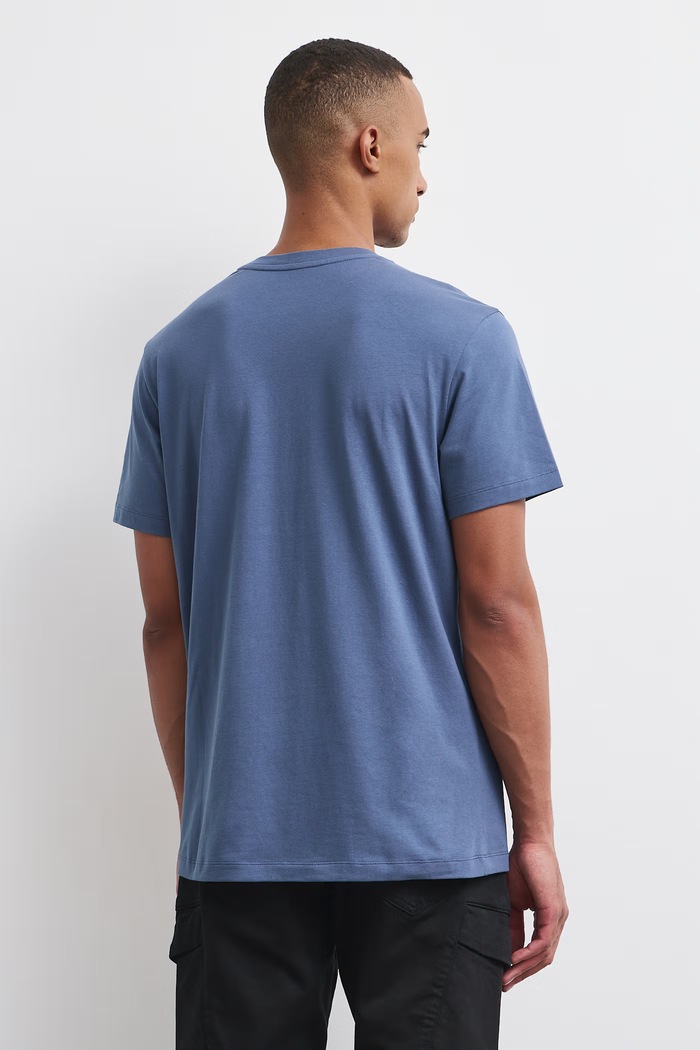 Odzież Medicine T-shirt męski bawełniany z elastanem RW24-TSM026 niebieski