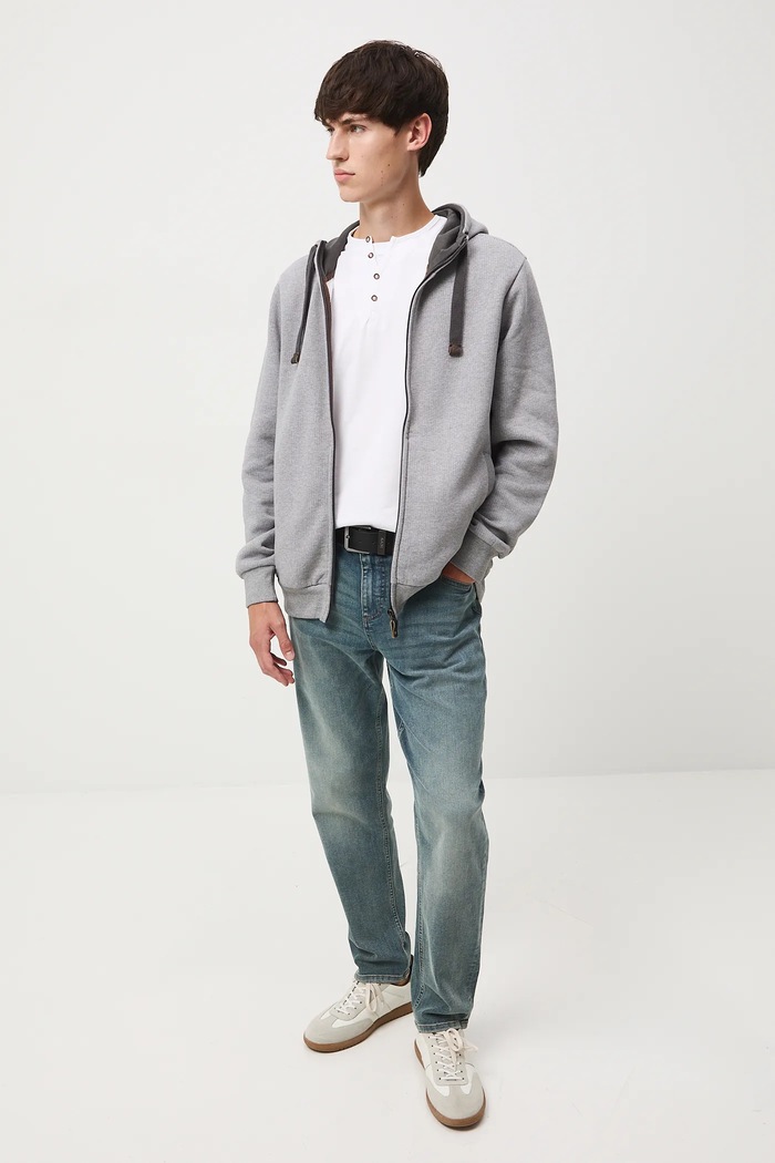 T-shirt basic męski bawełniany z elastanem RW24-TSM040 biały RW24