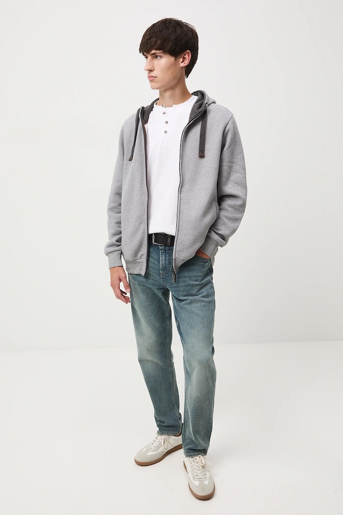 T-shirt basic męski bawełniany z elastanem RW24-TSM040 biały RW24